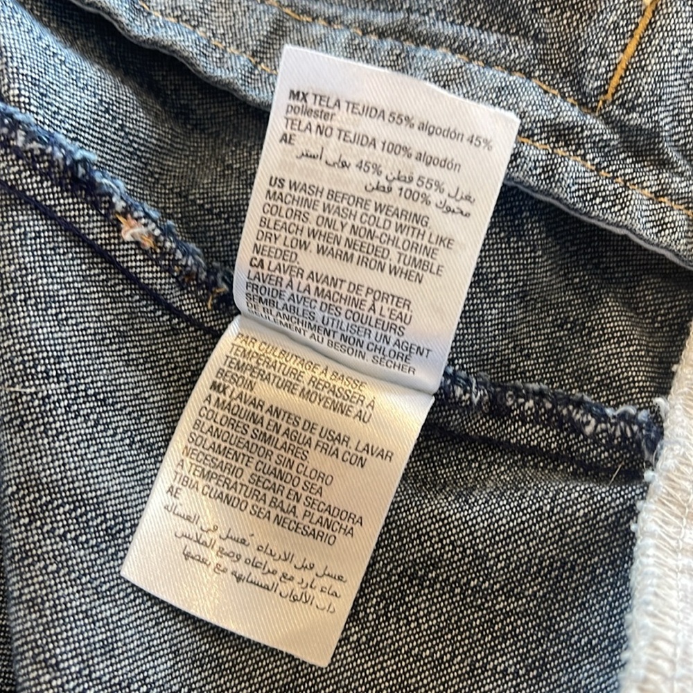 Men’s Sun Stone Jean & Knit Jacket - Tsunami Wash Size L - Picture 7 of 8